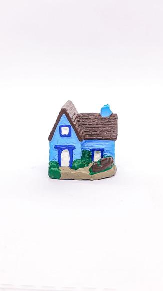 Casinha com Jardim Miniatura M647o