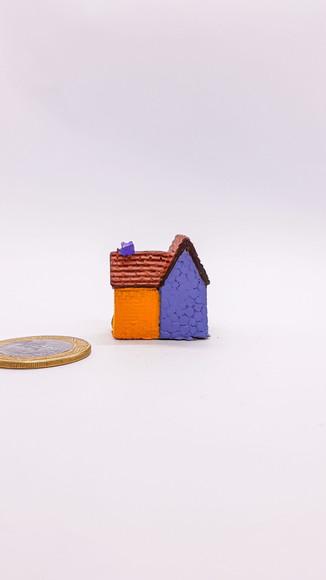 Casinha com Jardim Miniatura M647R