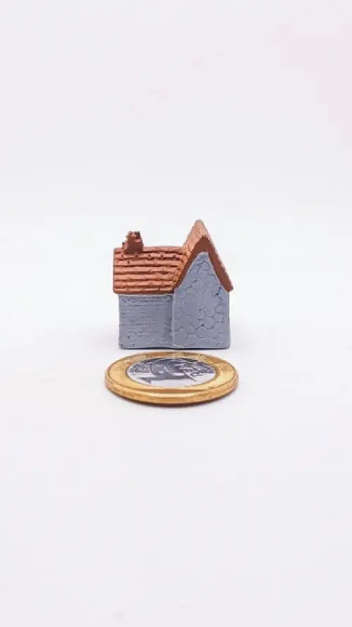 Casinha com Jardim Miniatura M647Q