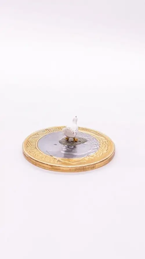 Galinha Branca Miniatura M1040