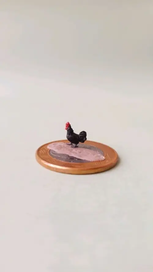 Galo Preto Miniatura M512