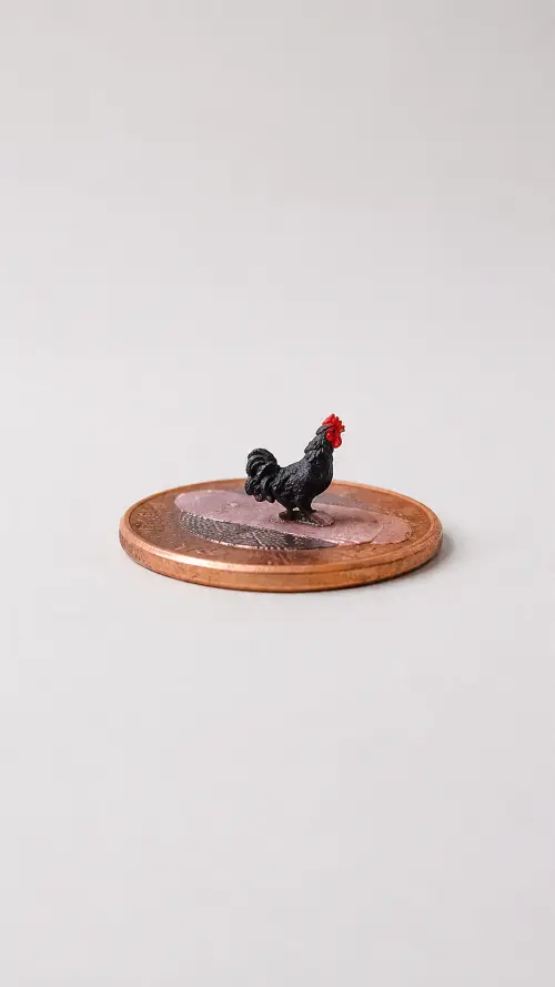 Galo Preto Miniatura M512