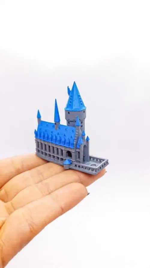 Castelo Hogwarts 5cm Miniatura M877a