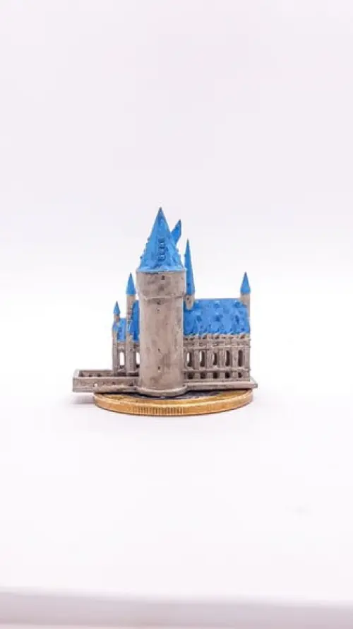 Castelo Hogwarts 3cm Miniatura M186