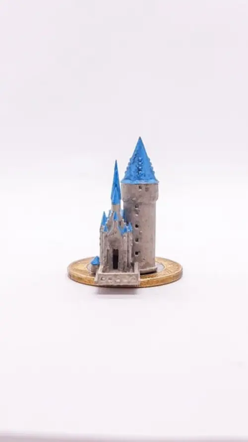 Castelo Hogwarts 3cm Miniatura M186