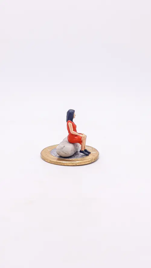 Mulher Sentada Miniatura M434A