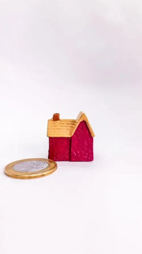 Casinha com Jardim Miniatura M647