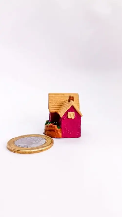 Casinha com Jardim Miniatura M647