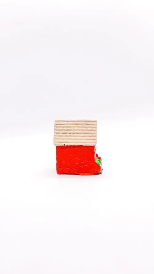 Casinha com Jardim Miniatura M647A