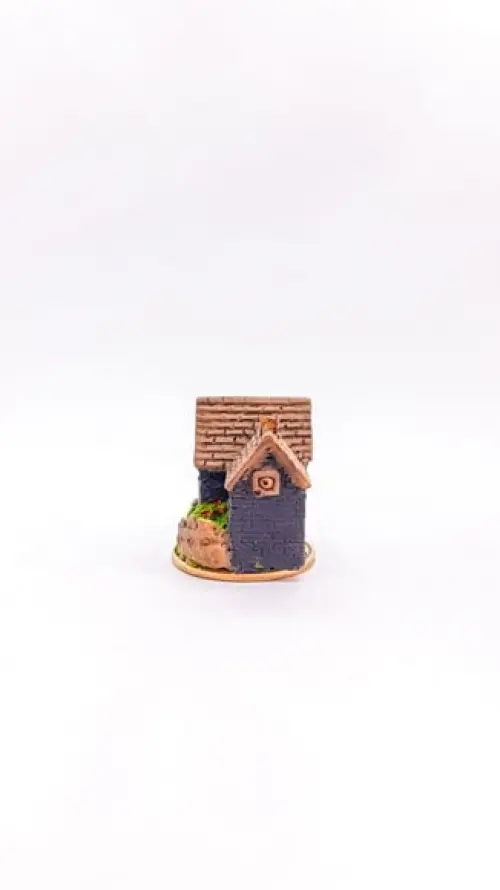 Casinha com Jardim Miniatura M647B
