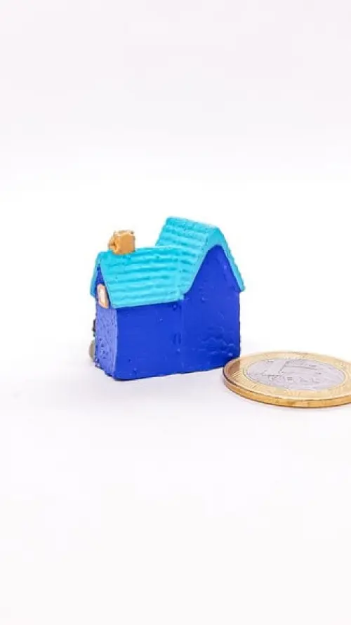 Casinha com Jardim Miniatura M647J