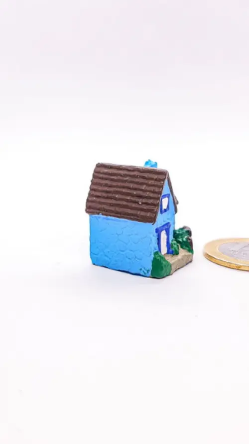 Casinha com Jardim Miniatura M647o