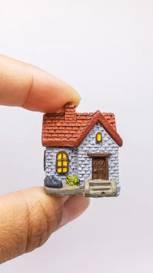 Casinha de Tijolinho Miniatura M1243D