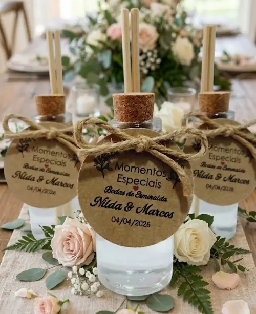 Aromatizador de ambiente Lembrancinhas casamento, bodas, aniversário