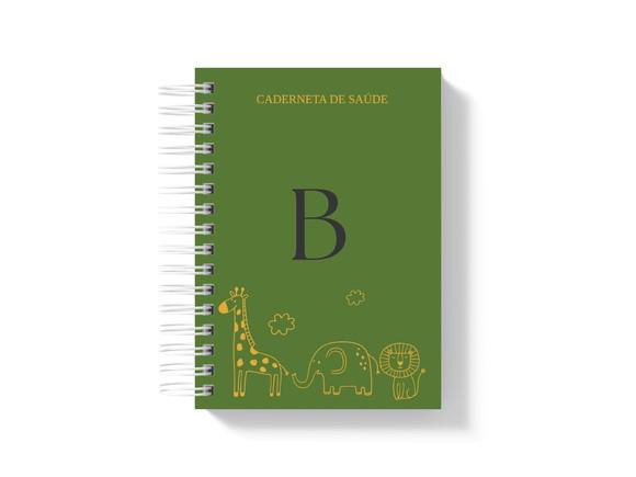 Caderneta de Vacinação Safari Minimalista