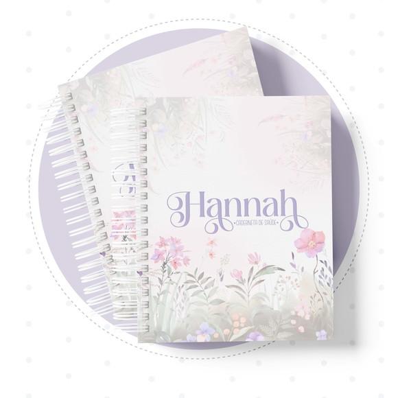 Caderneta de Vacina Personalizada Floral