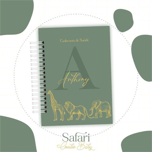 Caderneta de Vacinação Safari Minimalista