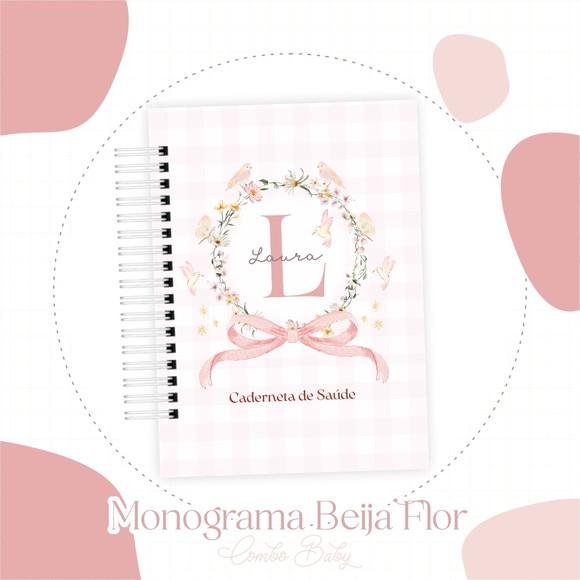 Caderneta de Vacina Monograma Personalizada