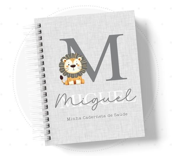 Caderneta de Vacina Personalizada Leãozinho