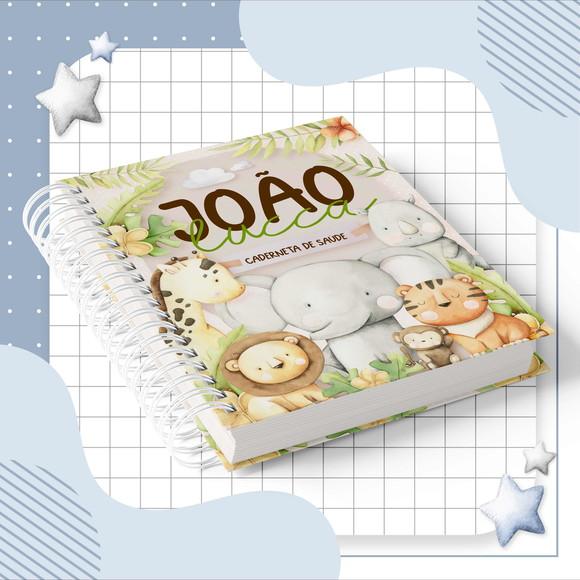 Caderneta de Vacinação Saúde Safari Personalizada