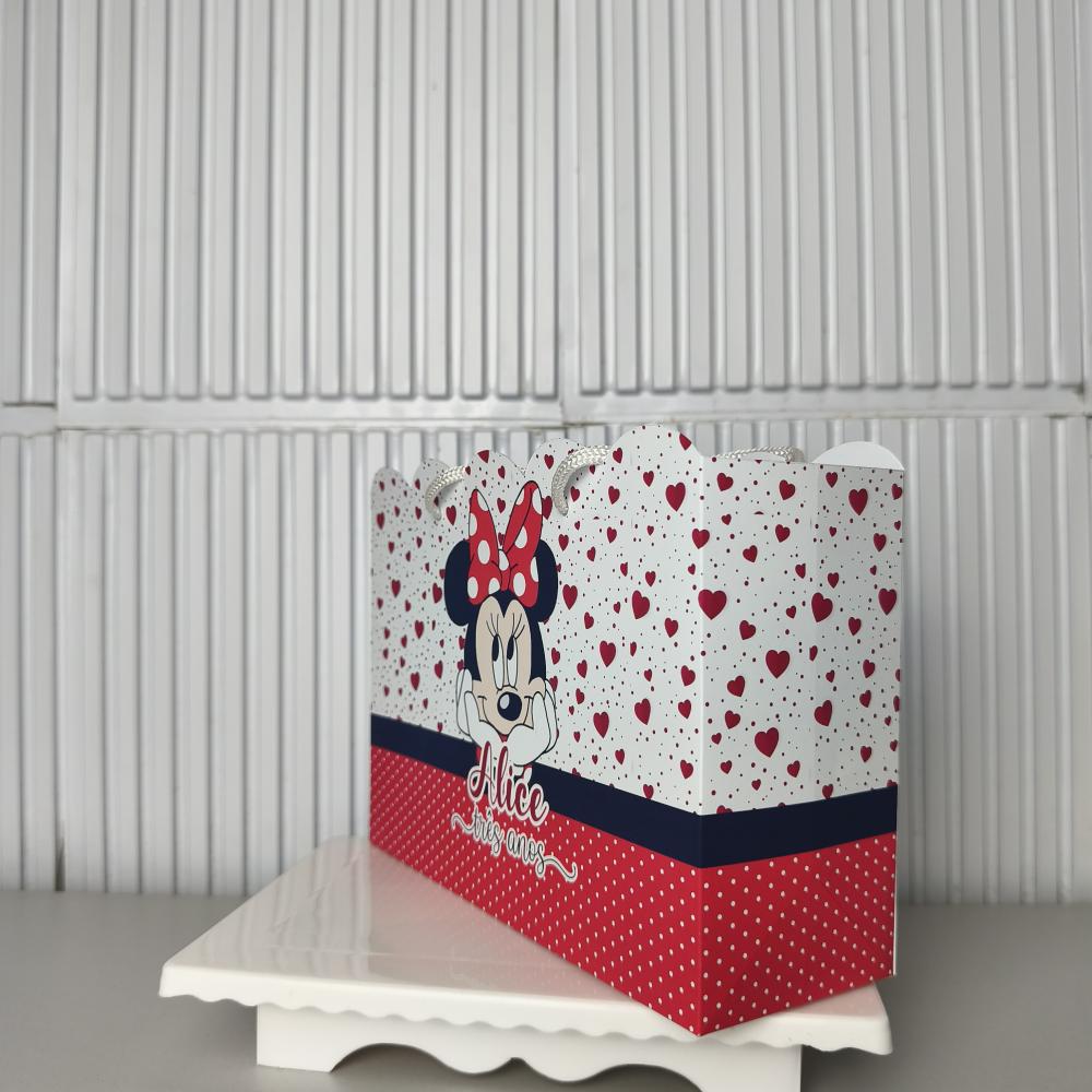 Sacolinha Personalizada Minnie - sacolinha surpresa