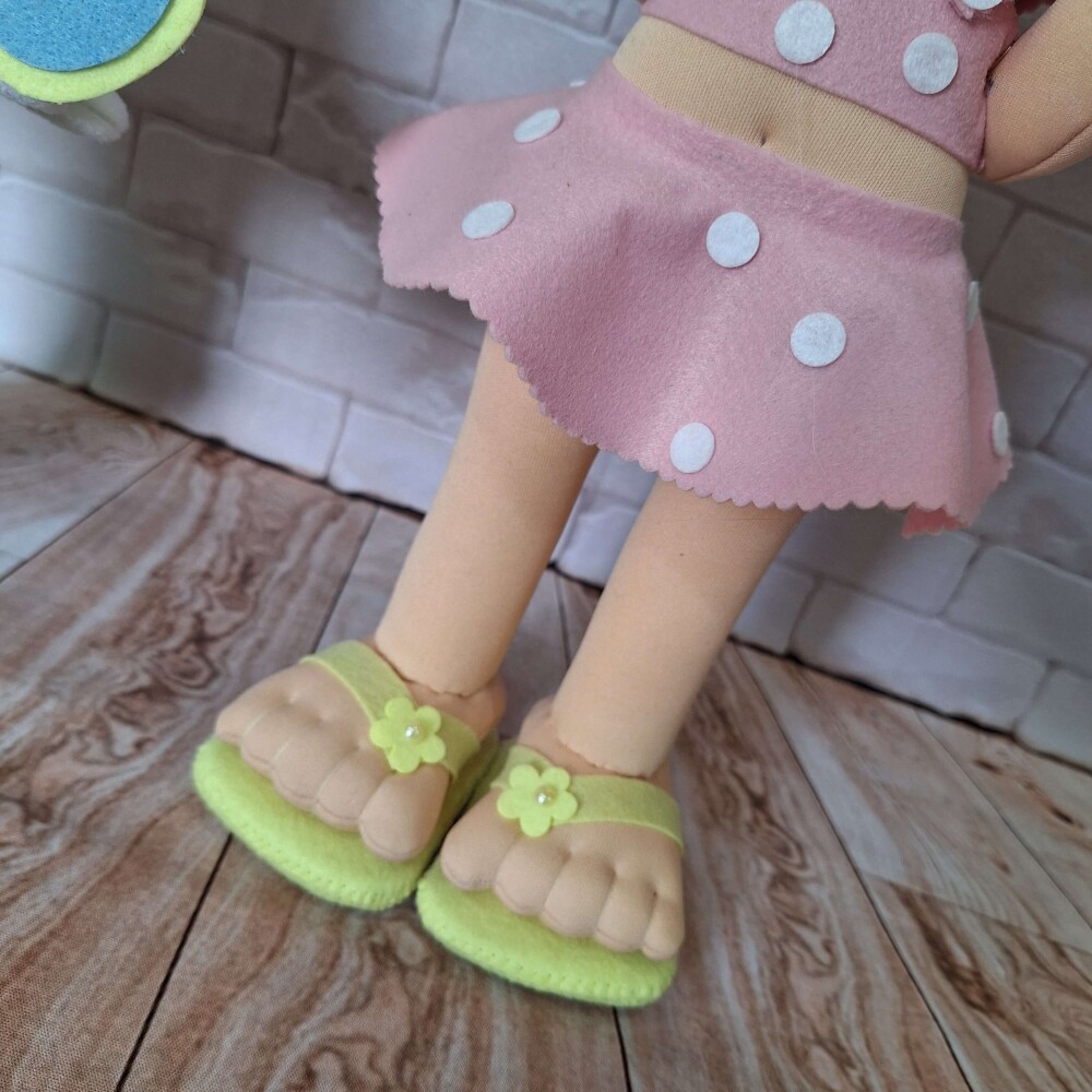 Boneca Afetiva Minnie pool party
