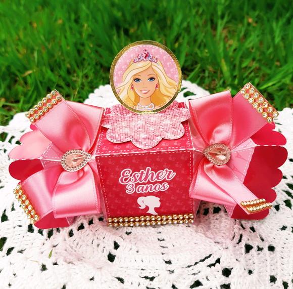 Caixa Bala Personalizada Barbie