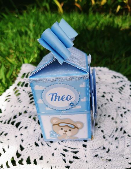 Caixa Milk Chá de Bebê - Ursinho Baloeiro