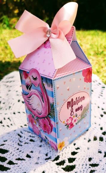 Caixa Milk Flamingo