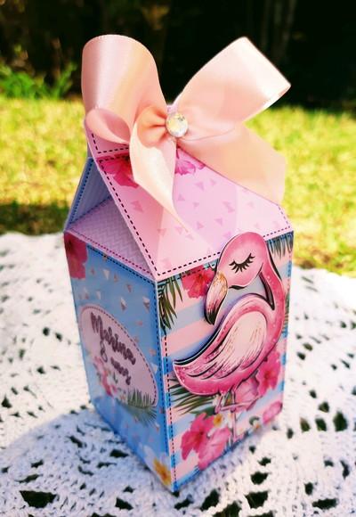 Caixa Milk Flamingo
