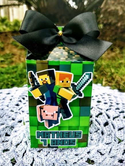 Caixa Milk Minecraft
