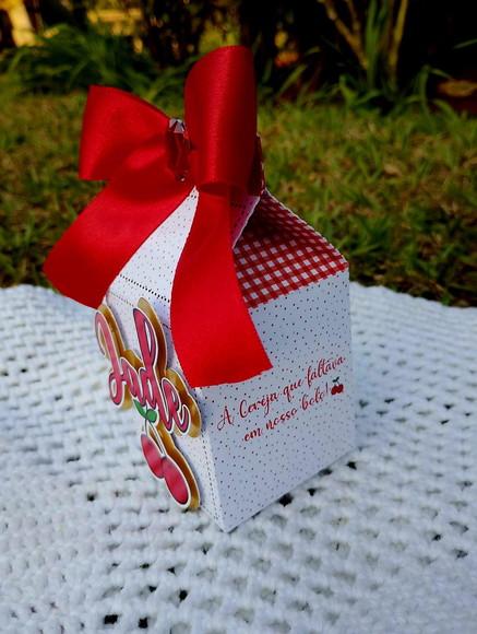 Caixa Milk Personalizada Cereja