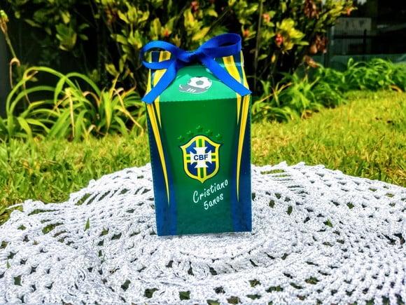 Caixa Milk Personalizada Futebol