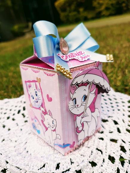 Caixa milk personalizada Gata Marie