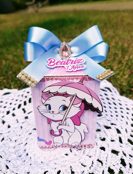 Caixa milk personalizada Gata Marie