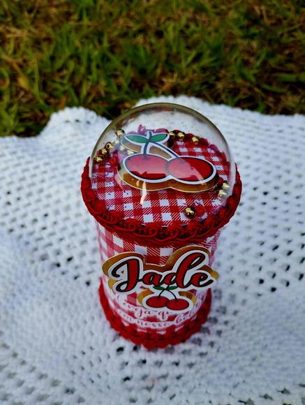 Cofre Personalizado Luxo Cereja
