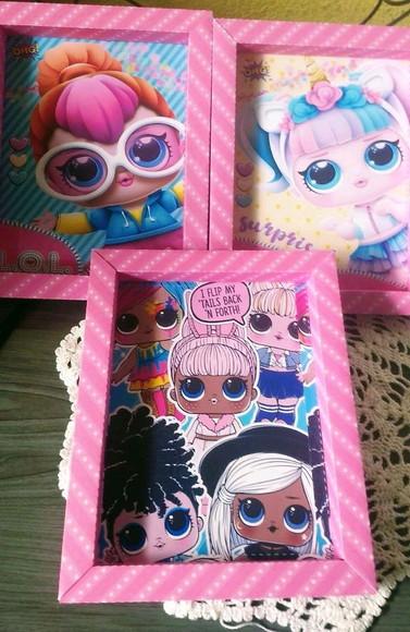 Kit 3 Quadros Decorativos LOL