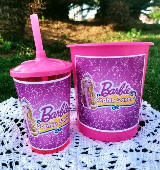 Kit Cinema Barbie Rosa