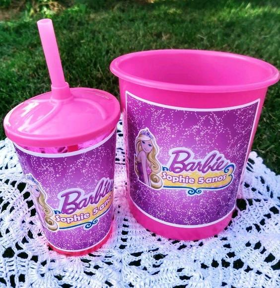 Kit Cinema Barbie Rosa