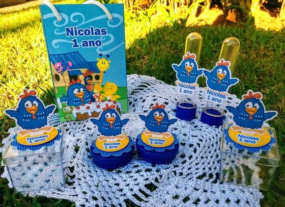 Kit Lembrancinhas Galinha Pintadinha
