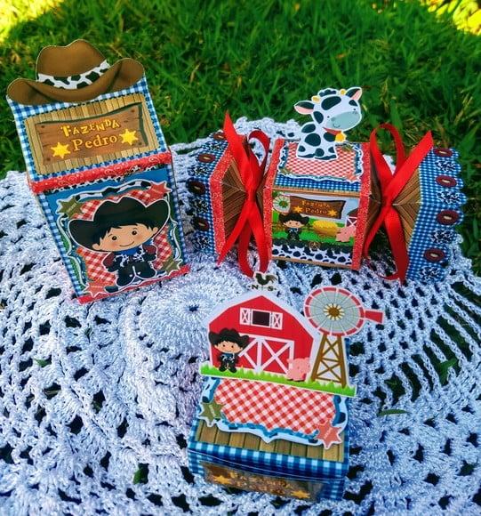 Kit Lembrancinhas Personalizadas Fazendinha