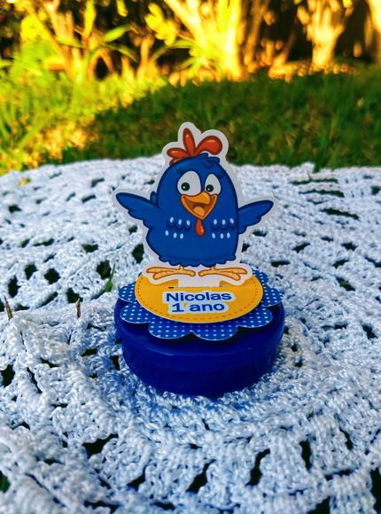 Latinha personalizada galinha pintadinha
