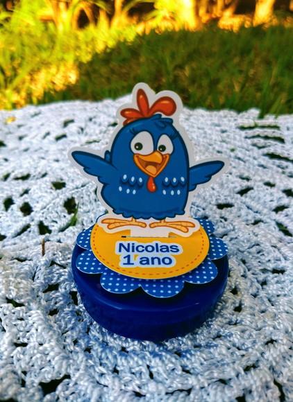 Latinha personalizada galinha pintadinha