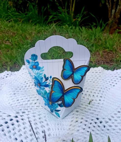 Lembrancinha Borboleta Azul