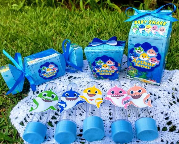 Lembrancinhas 3D Baby Shark