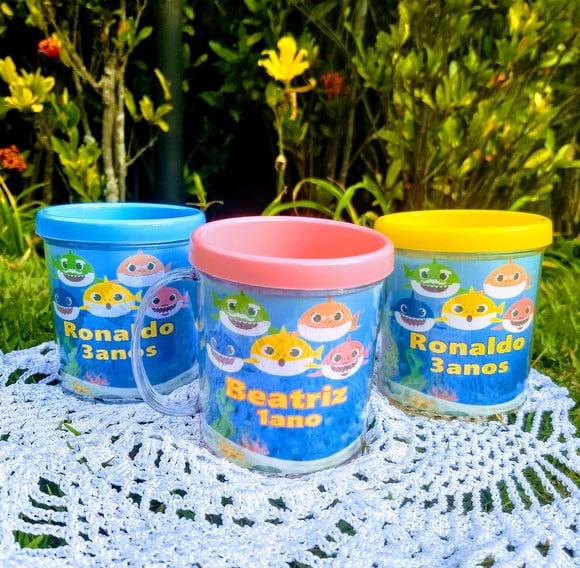 Lembrancinhas Caneca Baby Shark