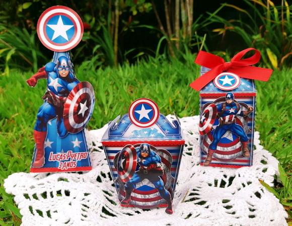 Lembrancinhas Personalizadas Capitão América