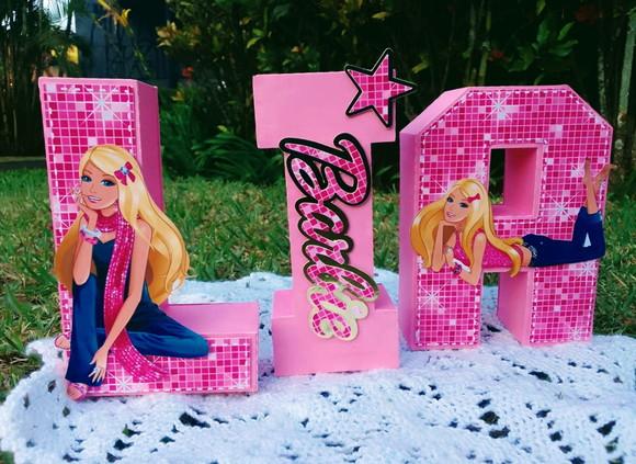 Letras Decorativas Barbie