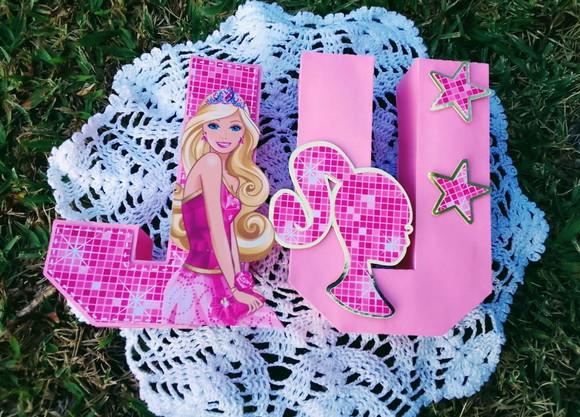 Letras Decorativas Barbie