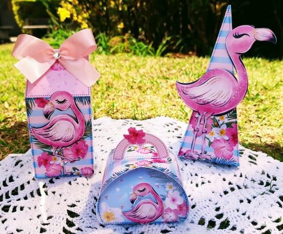 Porta Bem Casado Flamingo
